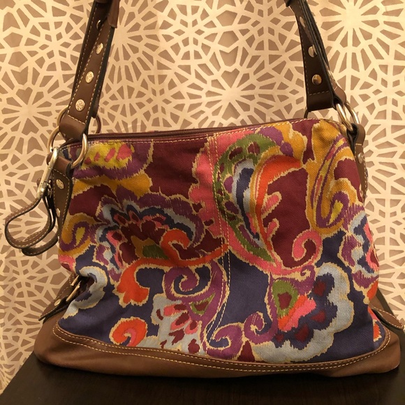 Relic Brand Colorful Print Shoulder Strap Purse - Picture 6 of 10
